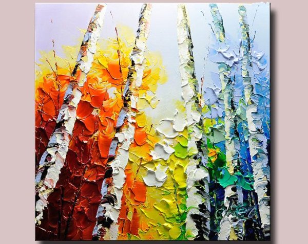 Картины акрил, мастихин мастихином акрил