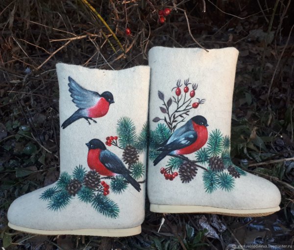 Расписные валенки