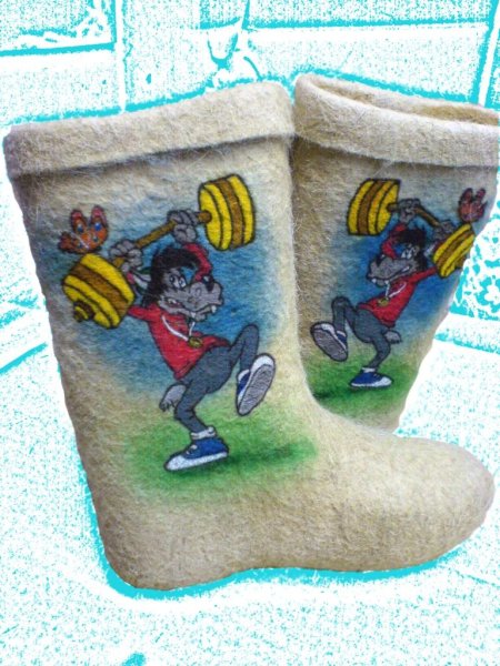 Валенки рисунок