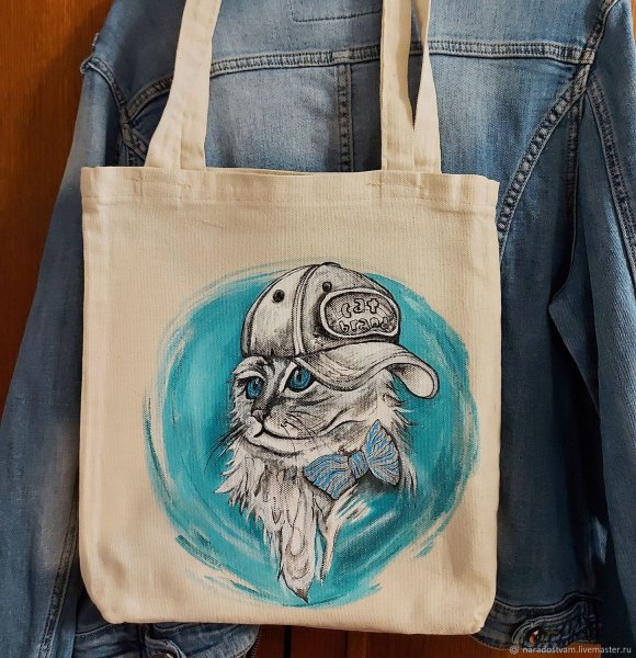 Роспись шопперов акрилом