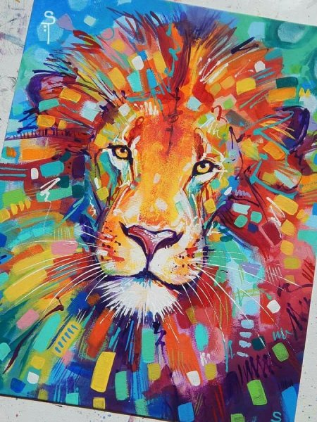 Лев мастихином картина