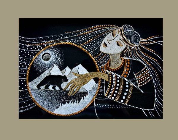 Ирина Дончик точечная роспись картины