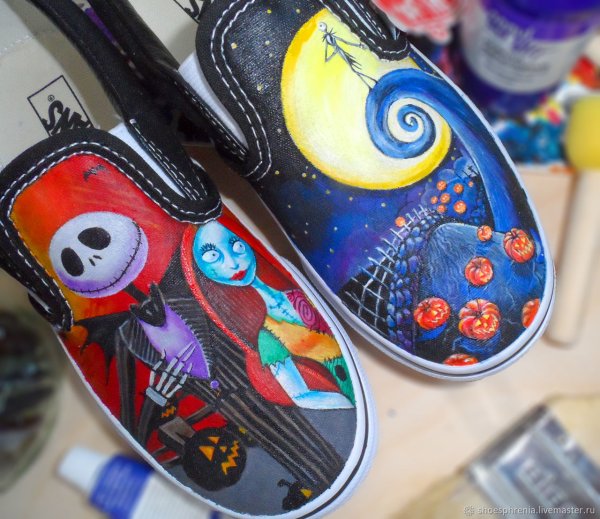 Расписные ботинки