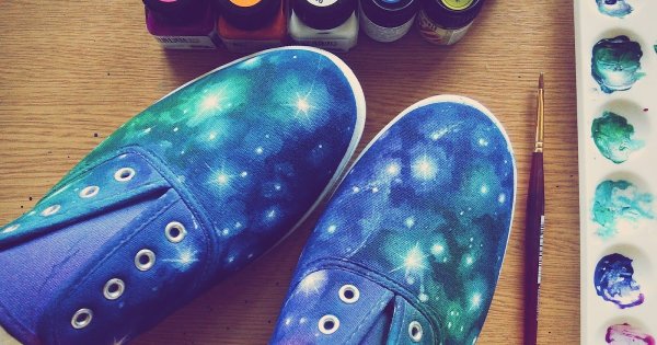 Разрисованные кеды своими руками