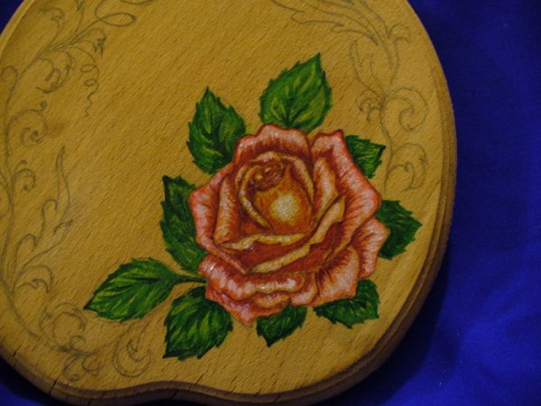 Акрил по дереву