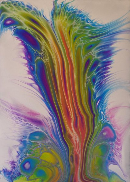 Рисование нитями акрил