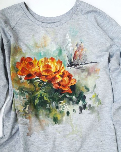 Рисовать акрилом на толстовке