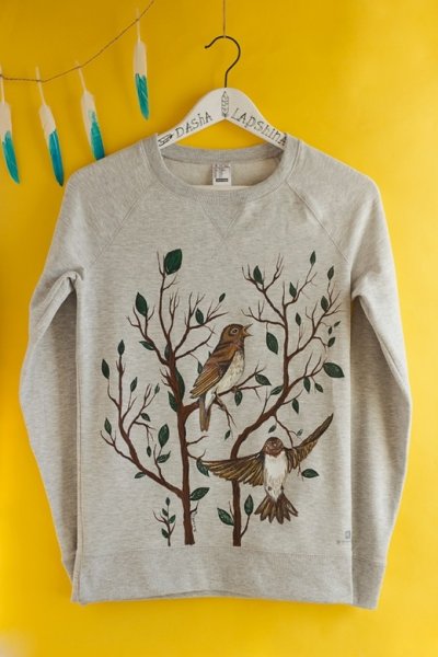 Разрисованная кофта