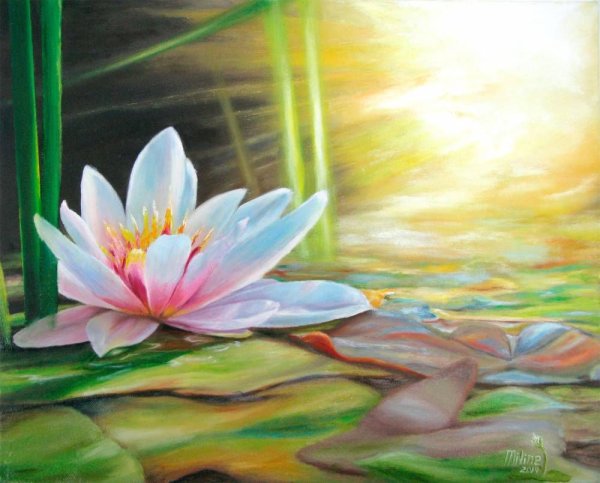 Лотос живопись