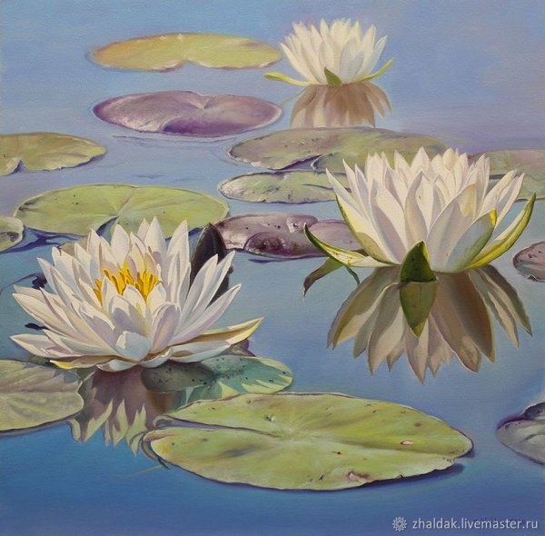 Water Lily Pond Автор картины