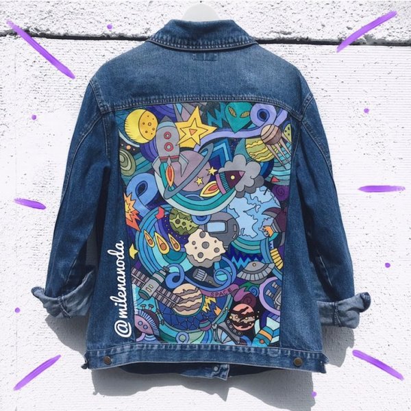 Роспись куртки