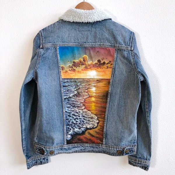 Джинсовка пейзаж