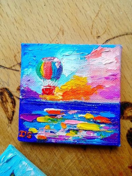 Рисование на магнитах холстах