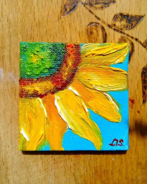 Мини картины акрилом