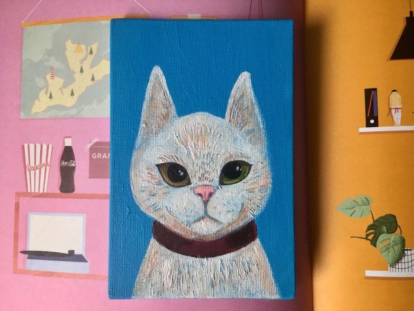 Живопись акрилом магнит