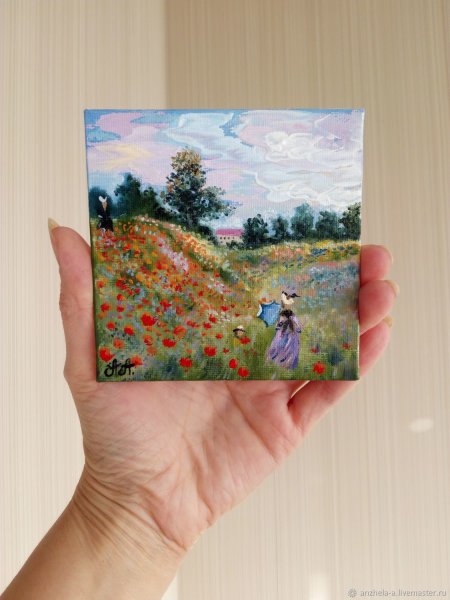 Миниатюры маслом на холсте