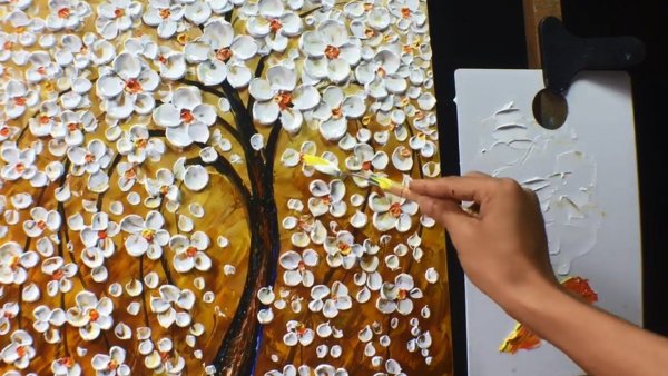 Картина своими руками на холсте