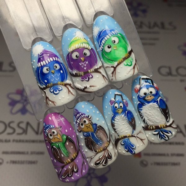 Художественная роспись на ногтях