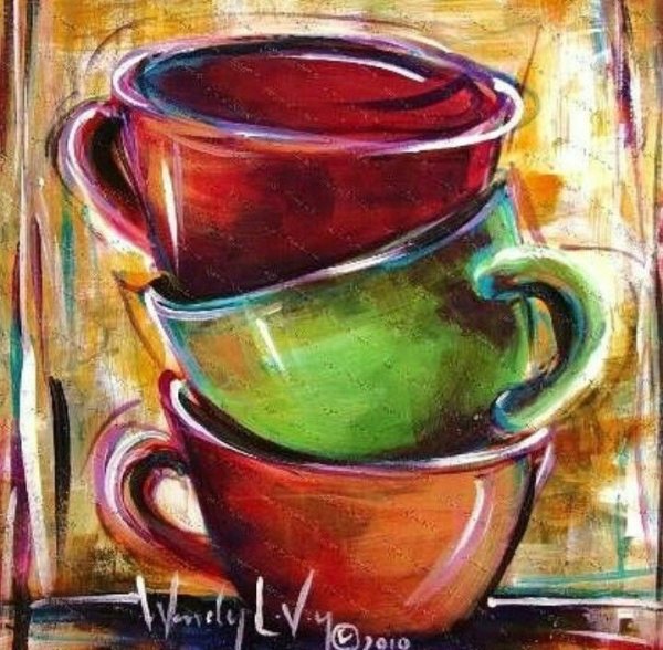 Кружки натюрморт