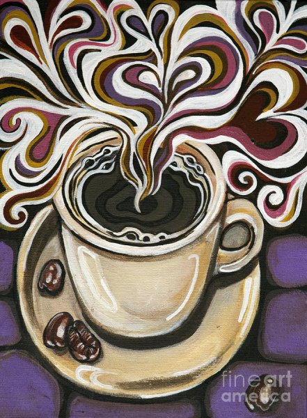 Картины на кофейную тему