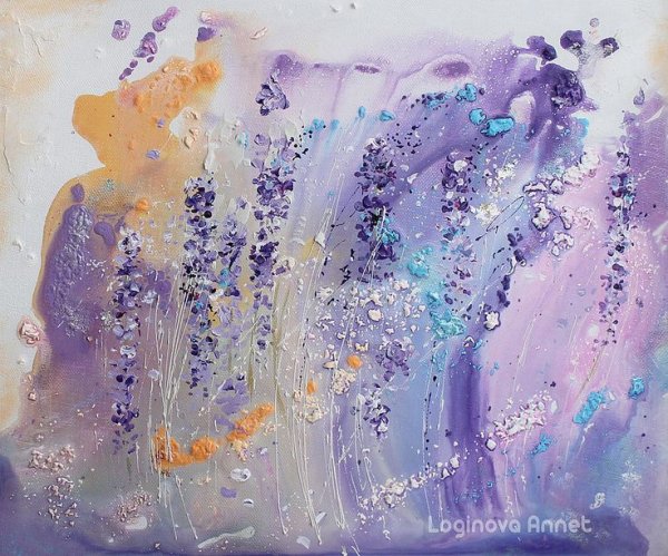 Аннет Логинова картины Лаванда