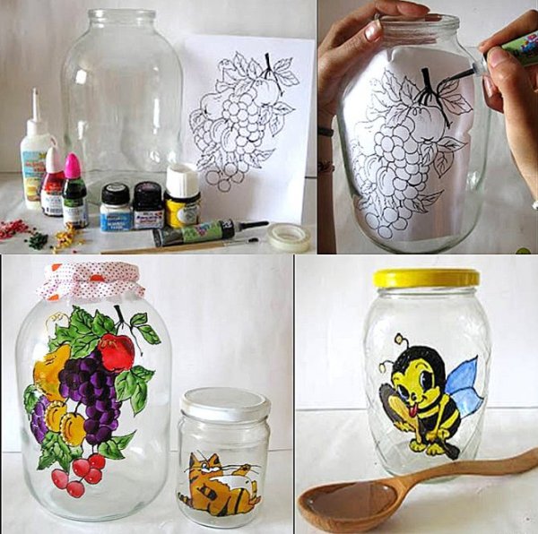 Рисование на банках