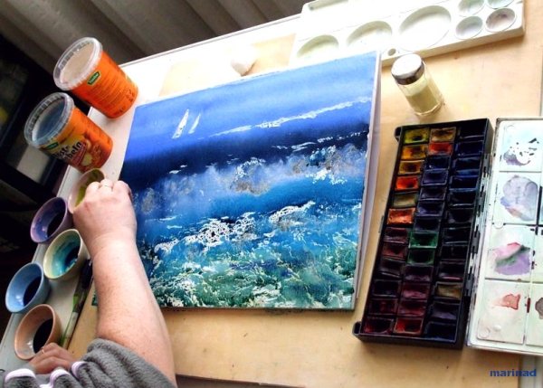 Краски для рисования на холсте