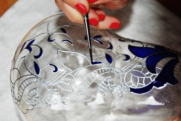 Роспись по стеклу мастер класс