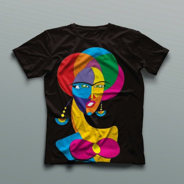 Принт на футболку акрилом