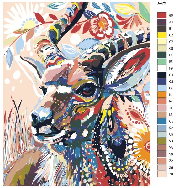 Декоративная живопись животные