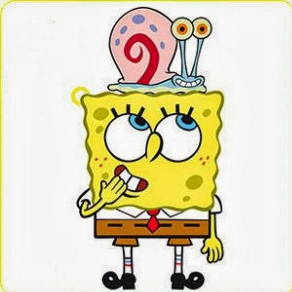 Губка Боб маркерами
