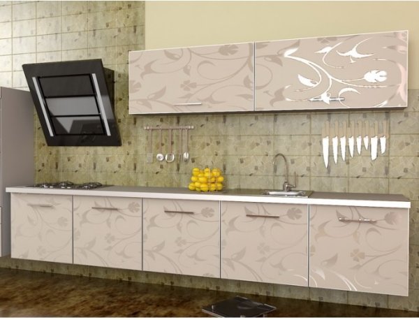 Кухонный гарнитур шелкография