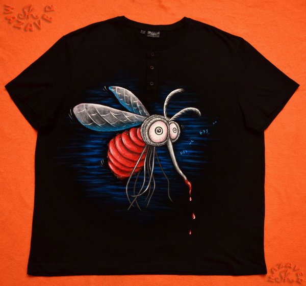 Роспись мужской футболки