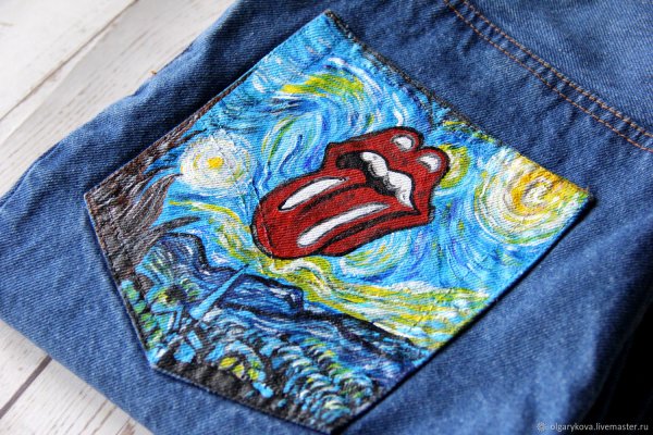 Расписанные джинсы