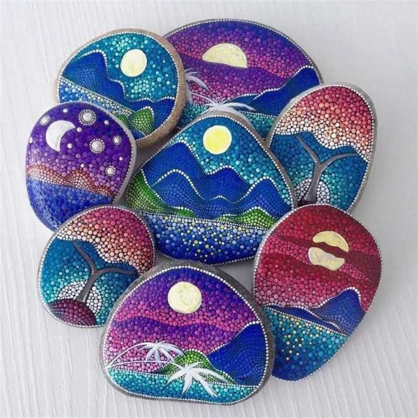 Роспись на камнях