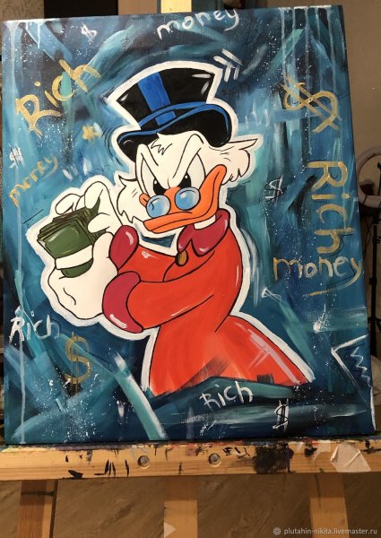Дональд дак и Скрудж макдак арт
