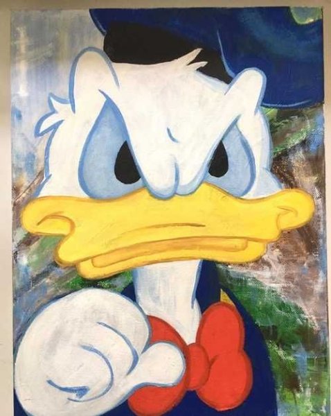 Граффити дак Дональд дак