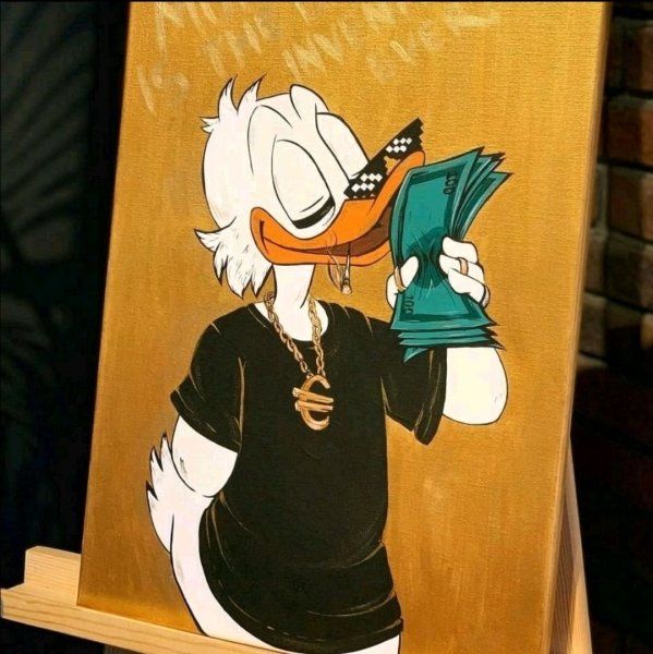 Scrooge MCDUCK тату