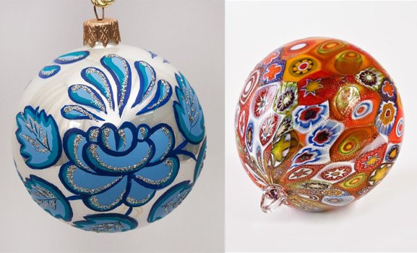 Роспись елочных шаров для детей