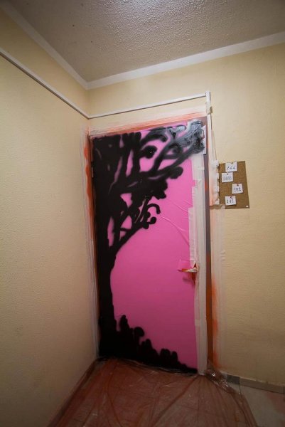 Художественная роспись дверей