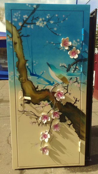 Роспись кухонных фасадов в стиле Прованс