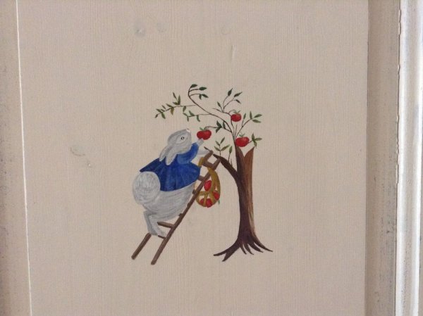 Художественная роспись межкомнатной двери