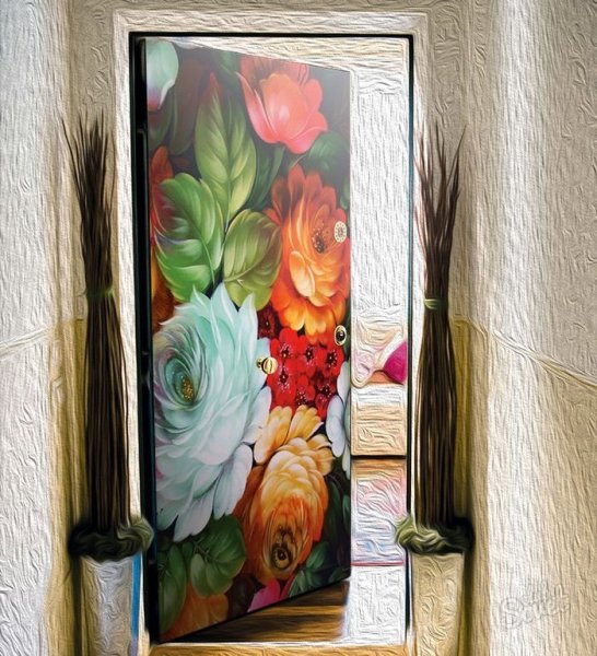 Роспись дверного проема