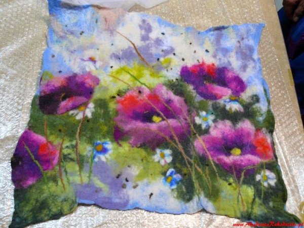 Акриловые краски на фетре