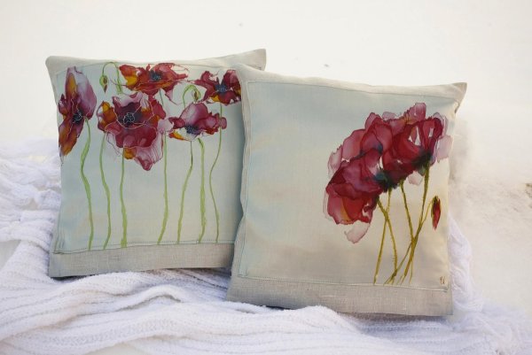 Роспись ткани акрилом