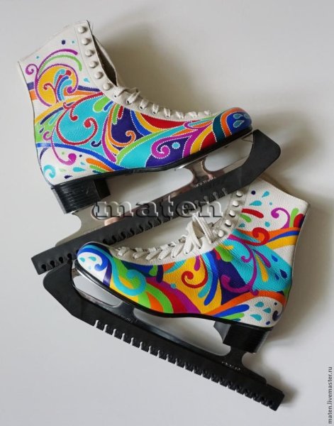 Разрисованные коньки