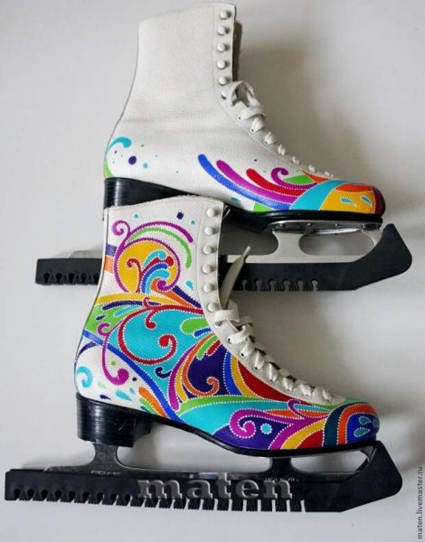 Коньки акрилом