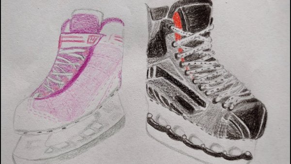 Аэрография на коньках