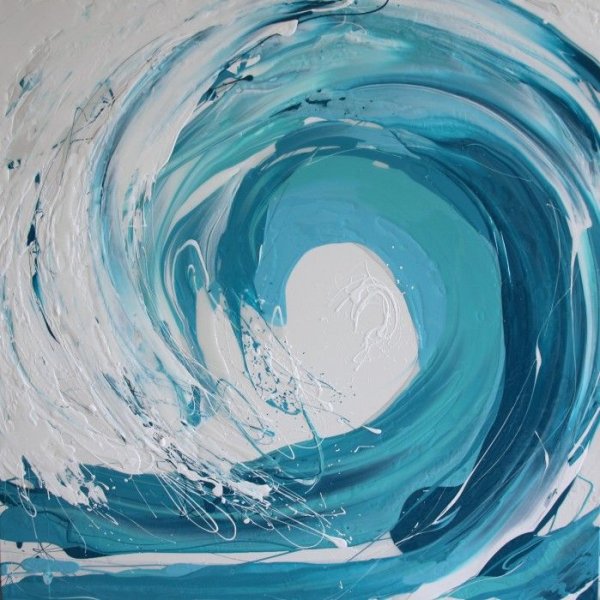 Волна картина акрилом