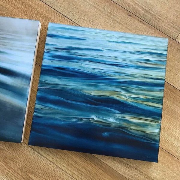 Море акрилом на холсте